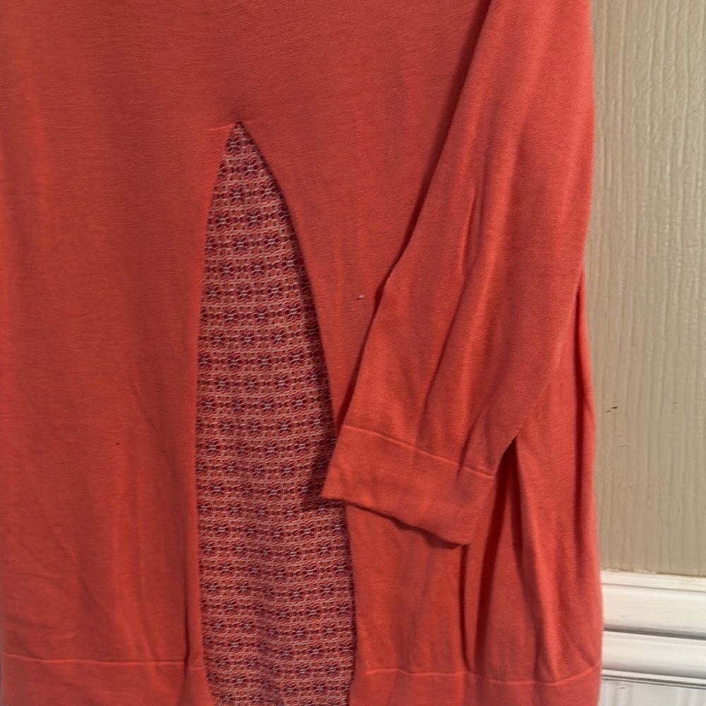 Women's Coral Cardigan by Talbots Small Petite Peak Back in Coordinating Fabric - Picture 7 of 9